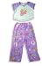 Dream Apparel - Girls Short Sleeved Pajamas, White, Multi