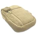 Ex-Pro &reg; SafeSak Small Light Brown Digital Camera Case. Padded  contemporary design case with pockets, Caribina Clip and Neck strap for  :- Sony Cyber-shot DSC-S930, DSC-S950, DSC-S980