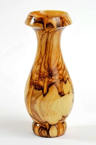 Olive Wood Flower Vase (6 Inches)