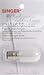 Singer Long Life Light Bulb 15 Watt-120 Volt-Push-In Base