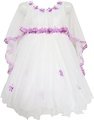 Girls Lace Polyester/Tulle Flower-Girl Dress/Wedding Dress 