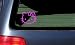HELLO KITTY - Cat Feline - Car, Truck, Notebook, Vinyl Decal Sticker #1093 | Vinyl Color: Pink