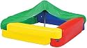 Kettler 8303-000 - Sandkastenabdeckplane 4-eckig,150 x150 cm, grün