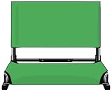 Markwort WSC1-RD Deluxe Wide Model Patented Stadium Chair, Kelly Green