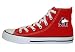 Game Day Soles Hi Top Red Northern Illinois University Mascot Canvas