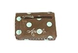 Outdoor Living : Animal Ladies Leather Wallet / Purse - Brown / Turquoise - Punk