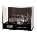 Jeff Gordon 1/24th Die Cast Display Case with Platform and Race Used Metal