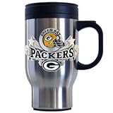 Green Bay Packers Stainless Steel & Pewter Travel Mug