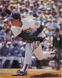 Signed Hershiser, Orel (Los Angeles Dodgers) 8x10 (Magazine Page) Photo