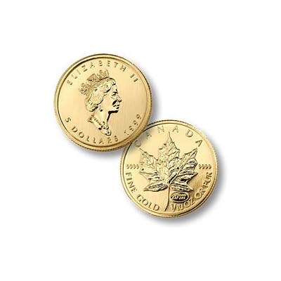 Gold Coin Bullion, 1985 Canadian Maple Leaf, $5 Face Value, 1/10th Oz. Gold Coin Bullion, 1985 Canadian Maple Leaf, $5 Face Value, 1/10th Oz.