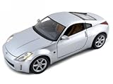 Nissan 350Z Silver 1:18 Diecast Model Car