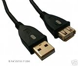 Electronics : USB 2.0 Extension Cable Gold Plated 3m [Electronics]