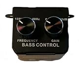 Universal Car Home Amplifier Bass Controller RCA Gain Level Volume Control Knob
