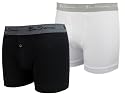 Mens Ben Sherman Stretch Knitted Boxer Shorts Button Fly Black or White