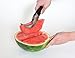 Watermelon Slicer, Server, & Corer By IMN – Durable Stainless Steel Cutter - Flawless Knife For Fruit, Cantaloupe, & Honeydew Melons
