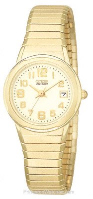 CITIZEN Watch:Citizen Women's EW0702-92A Eco-Drive Silhouette Gold-Tone Expansion Bracelet Watch Images