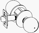 Schlage Lock F40ORB605 Orbit Privacy Lockset
