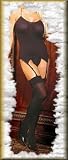 y2 Elegant n Unique - Opaque 3 Piece Set Camisette G-String and Stockings One Size