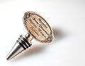 Make Wine Not War wine bottle stopper