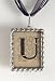 New Orleans Monogram Pendant Necklace - U