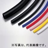 エスケイ工機 電線保護材 コルゲートチューブ 内径Φ32.7±0.1mm 外径Φ38.0±0.3mm 黒 50m巻 KC32