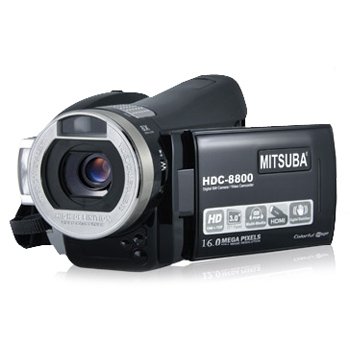 41%2BtChG73EL hdmi receiver: Mitsuba HDC8800 5MP (12MP Interpolated) 8x Digital Zoom Camcorder w/3.0" LCD & HDMI