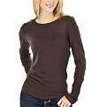 Mossimo&reg; Black: Crewneck Ultrasoft Sweater - Heather Brown