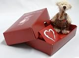Image of Charming Charlie Teddy Bear Gift Package with Free Red Gift Card (Heart) - Teddy Delivery