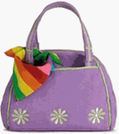 Webkinz Pet Carrier - Funky Flower Lavender