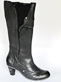 dkode Damenstiefel Nappaleder Schwarz Größe: 41