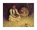 Fireside by Eanger irving Couse. Size 21.75 inches width by 16.43 inches height. High Quality Art Poster Print
