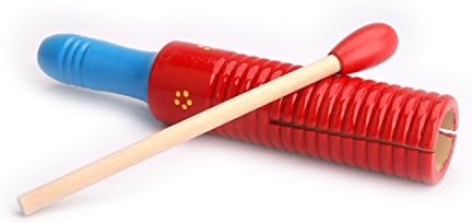 Sanho Yopo Crow Sounder Ailanthus Kid Children Musical Toy Percussion Instrument Red