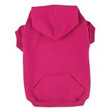 X-SMALL - PNK - Soft, Colorful Dog Sweatshirt