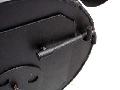 Portable Food Heater on Portable Military Camping Tent Steel Wood 