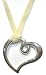 WHITE ICE Sterling Silver DN104 Womens Diamond Heart 16