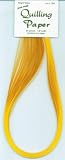 (Price/1 PK)LAKE CITY CRAFT CO Quilling Papers QUILL PAPER BR YEL 50pcs 1/8in