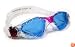 Aqua Sphere Kayenne Lady Swim Goggle with Blue Lens, Trasp/Fuxia