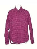 CHIMALA Mens Sheperd Check Flannel Shirt in Pink