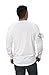 Harley-Davidson Mens Performance Willie G Skull Flames White Long Sleeve T-Shirt - LG