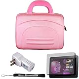 Pink eBigValue Protective Hard Nylon Cube Carrying Case with Handles For Sa ....