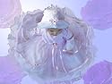 Designer Taufkleid Taufkleider Baby Kinder Kind Taufe Kleid Kleider Blumenmädchen Hochzeit Gr. 68/74 JE02