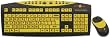 Wireless Large Print Keyboard and Wireless Mouse Bundle Set