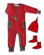 Organic Cotton Red Snow Romper Play Set