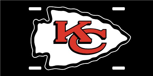 Custom License plate NFL Kansas City Chiefs