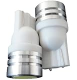 AGT Super White Front Firing High Power 1.5W LED Bulbs 194 168 2825 W5W (Pack of 4)