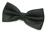 Premium Stripe Textured Pre-tied Bow Tie - Various Colours (Width: 13 cm)