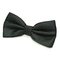 Premium Stripe Textured Pre-tied Bow Tie - Various Colours (Width: 13 cm)