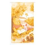 ディズニーのれん　秋の日に　85X150cm 秋
