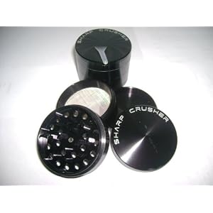 New Design 2010!! BLACK SHARP CRUSHER LARGE 4PCS 2.5″ Space CNC Aluminum Magnetic Pollen Herb Grinder New Design 2010!! BLACK SHARP CRUSHER LARGE 4PCS 2.5