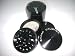 New Design 2010!! BLACK SHARP CRUSHER LARGE 4PCS 2.5" Space CNC Aluminum Magnetic Pollen Herb Grinder